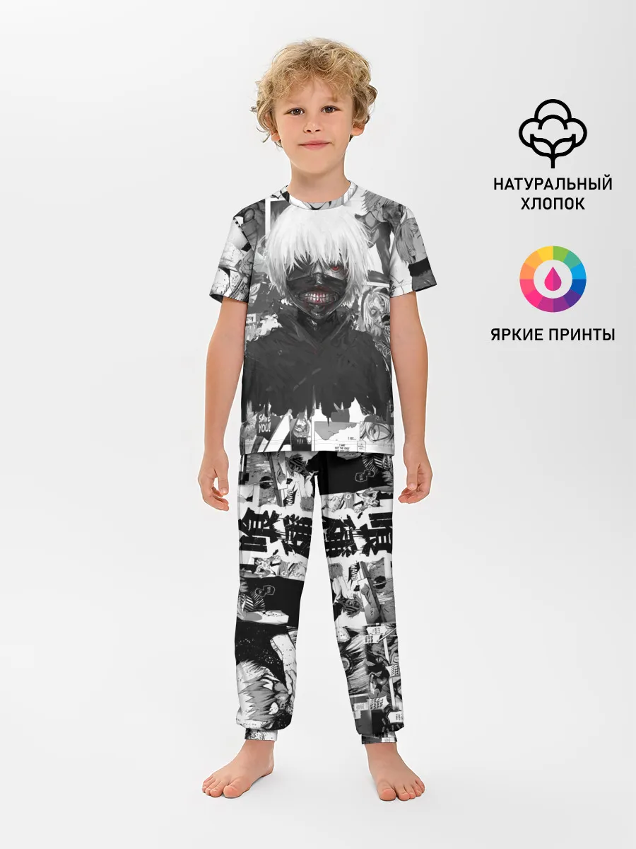 Детская пижама с брюками / Токийский гуль манга