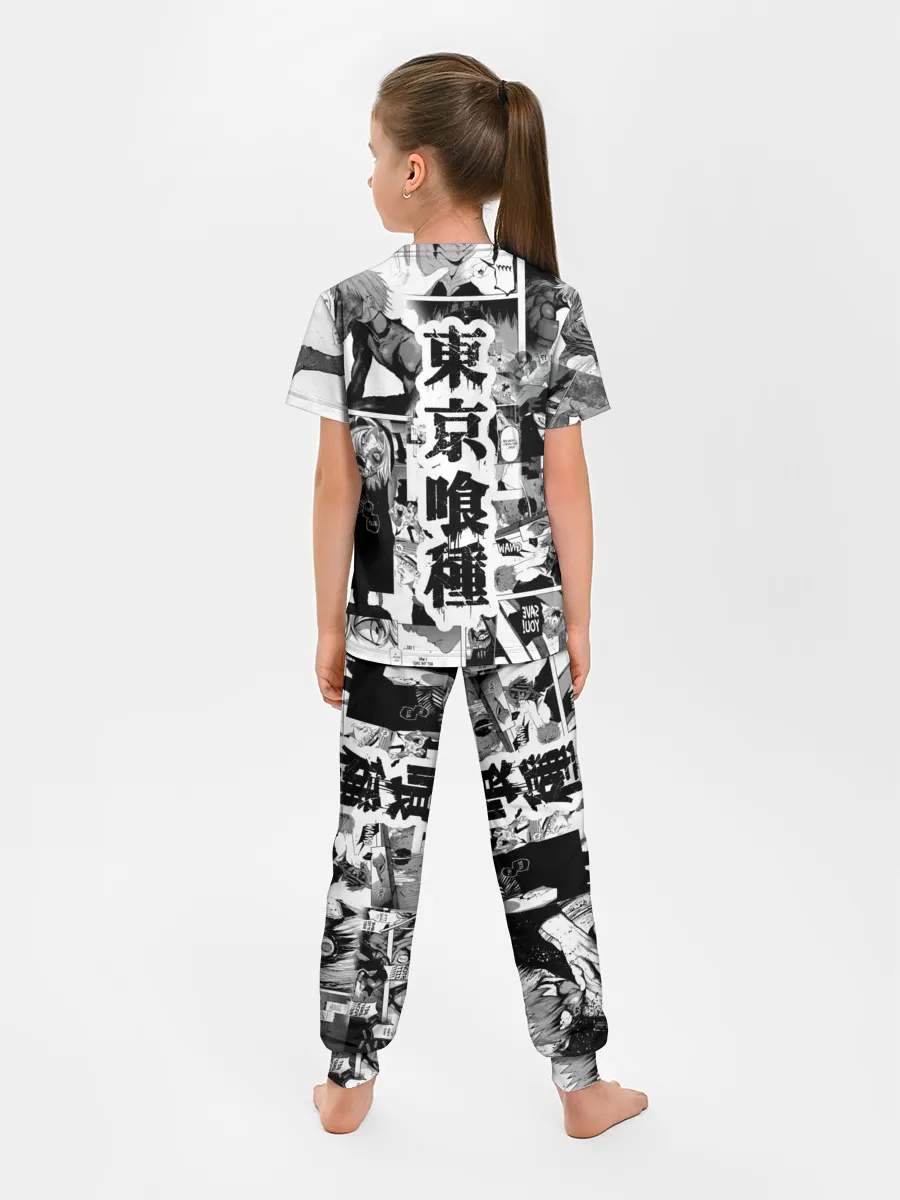 Детская пижама с брюками / Токийский гуль манга