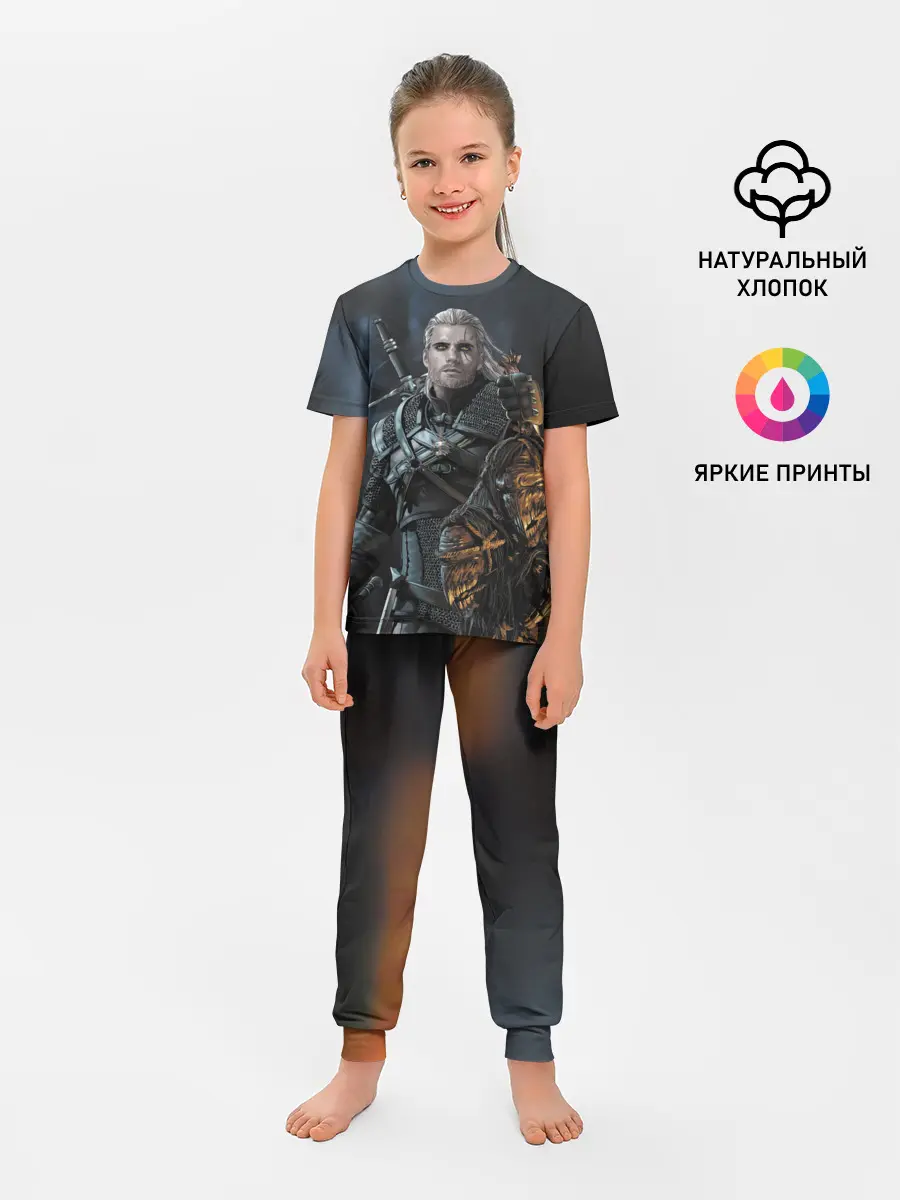 Детская пижама с брюками / Геральт Ведьмак