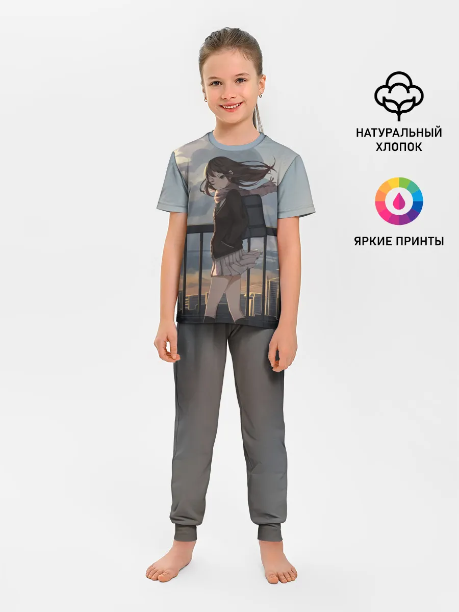 Детская пижама с брюками / IDOLMASTER. Rin Shibuya