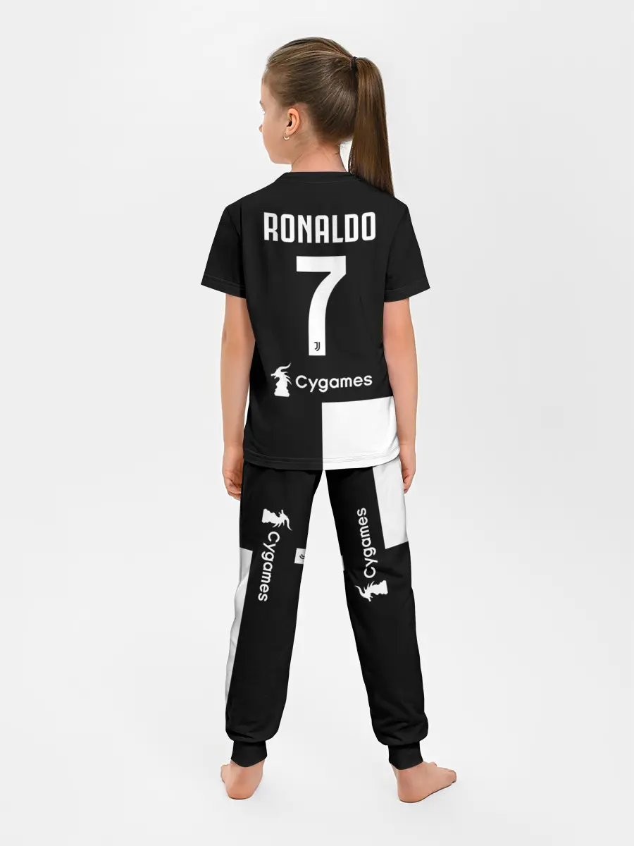 Детская пижама с брюками / Ronaldo Juventus Home 19/20