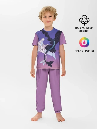 Детская пижама с брюками / ночная фурия