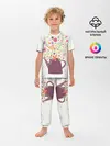 Детская пижама с брюками / Цветы в чайнике