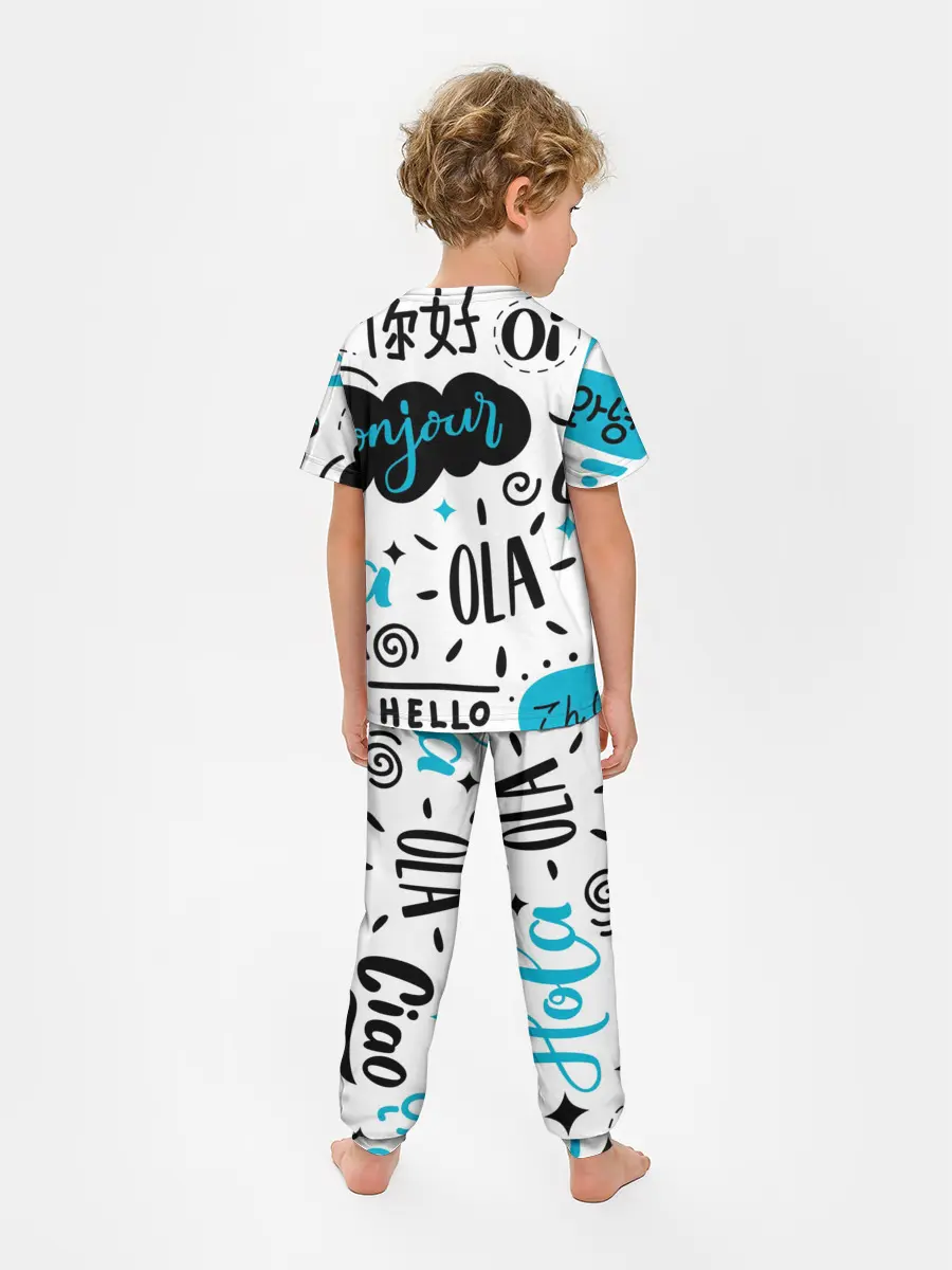 Детская пижама с брюками / Hello