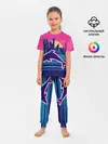 Детская пижама с брюками / Ретро дельфин