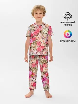 Детская пижама с брюками / Розы | Roses