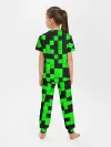 Детская пижама с брюками / ЗЕЛЕНЫЕ КУБИКИ