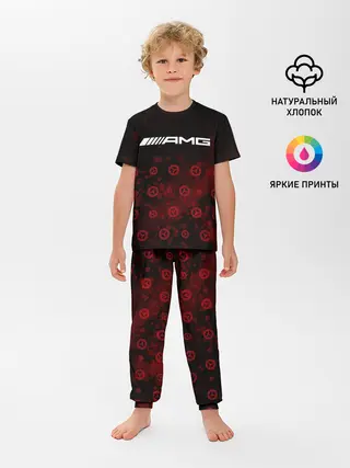 Детская пижама с брюками / Mercedes AMG - Particles