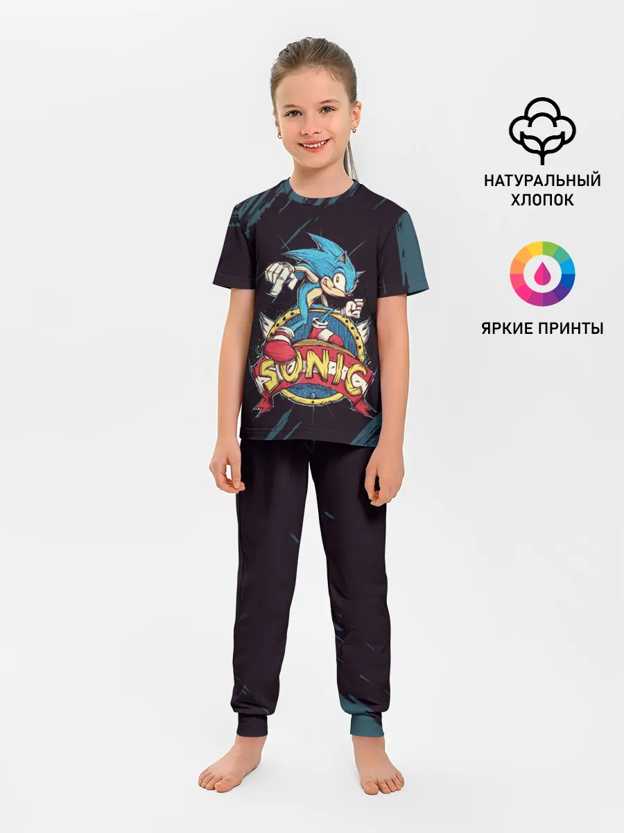 Детская пижама с брюками / SONIC | СОНИК