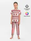 Детская пижама с брюками / Зимний лес