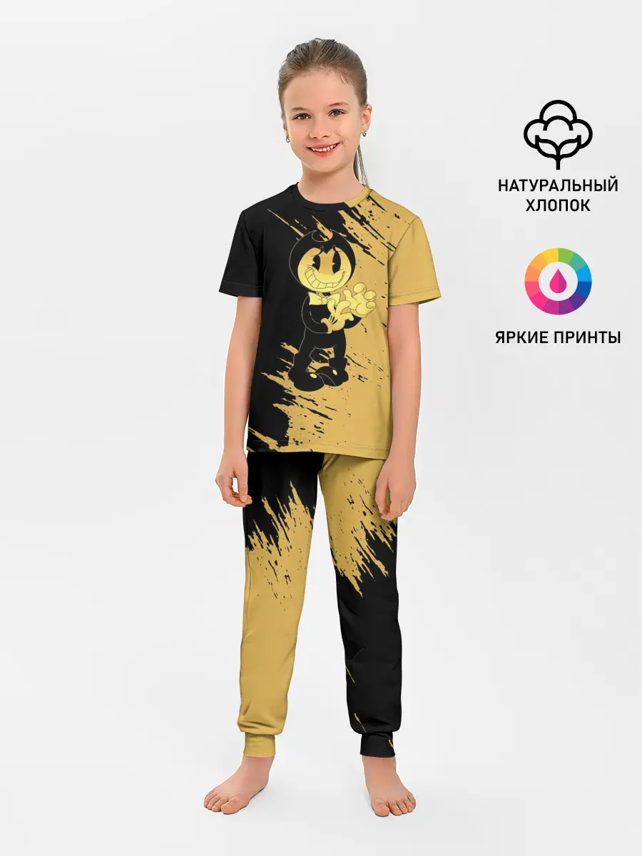 Детская пижама с брюками / Bendy And The Ink Machine