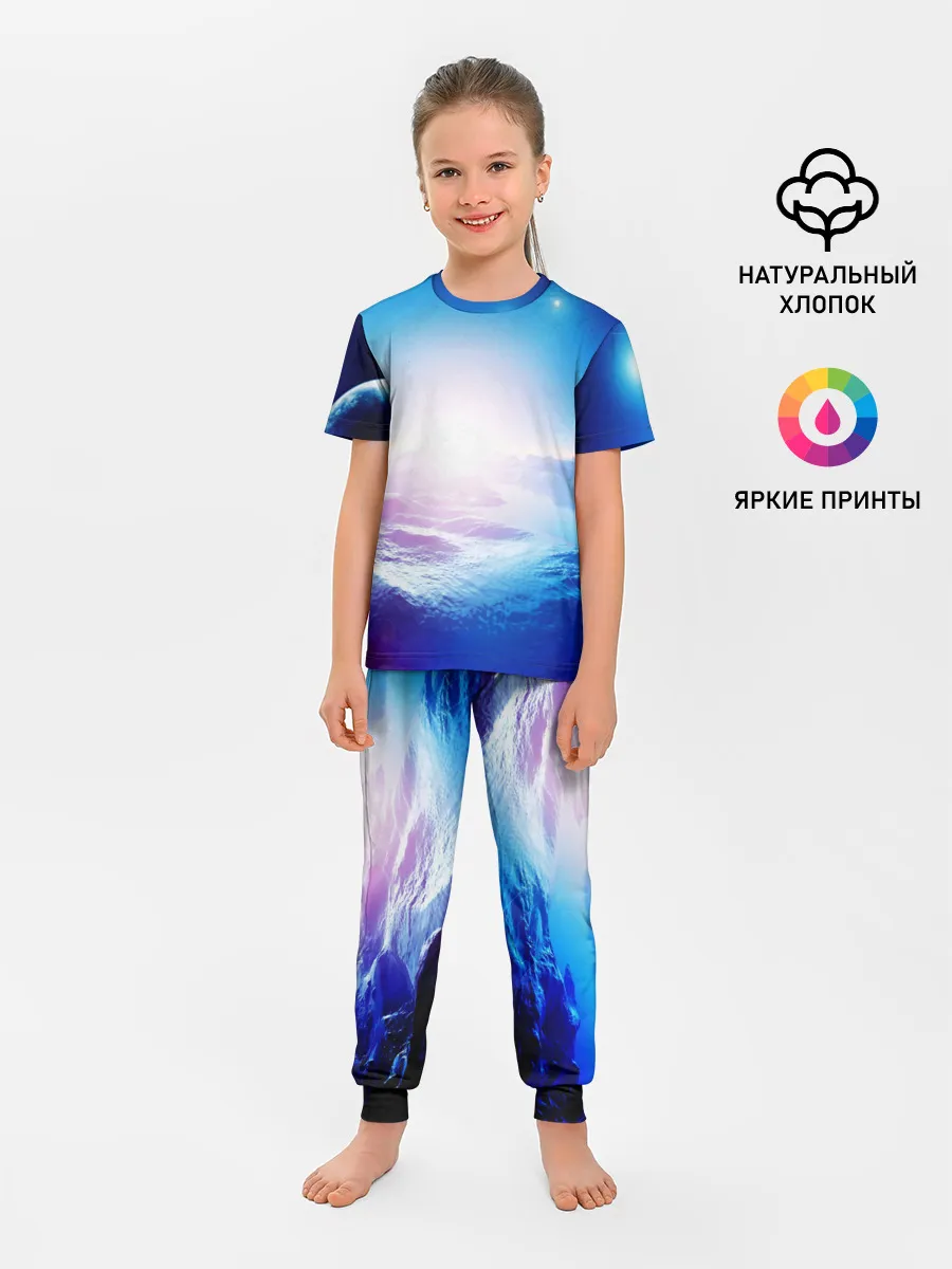 Детская пижама с брюками / ЛУНА