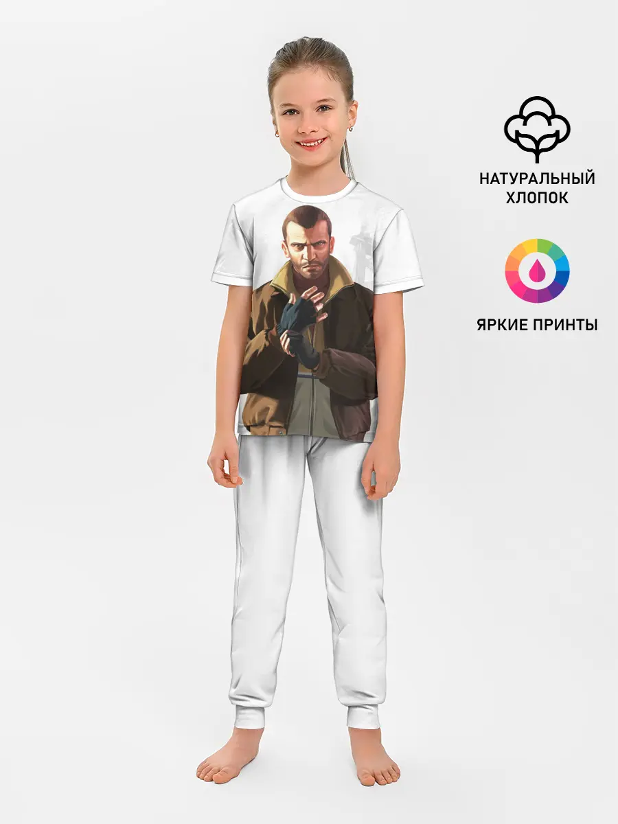 Детская пижама с брюками / Нико