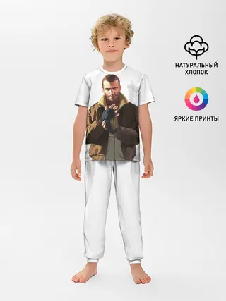 Детская пижама с брюками / Нико