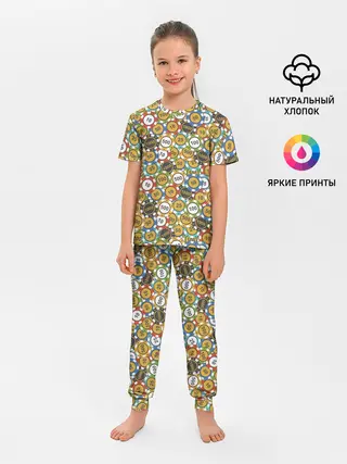 Детская пижама с брюками / Покерные Фишки