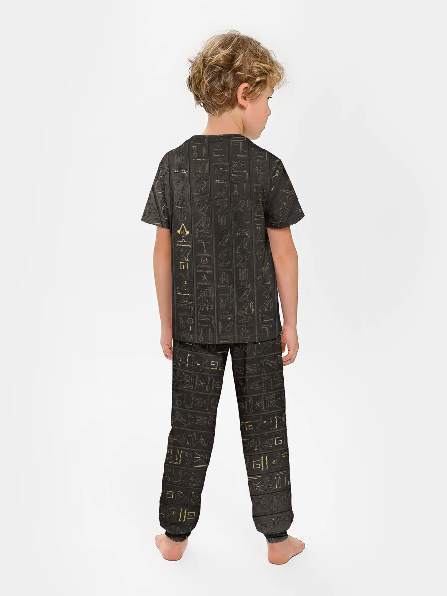 Детская пижама с брюками / Egypt Hieroglyphs