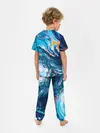 Детская пижама с брюками / Волны красок