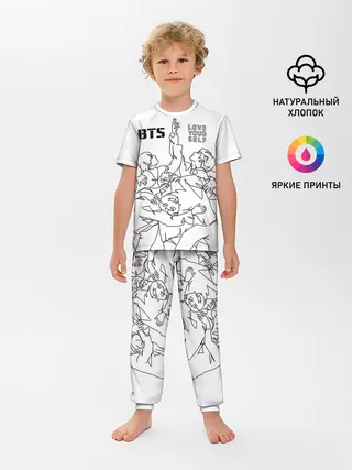 Детская пижама с брюками / BTS