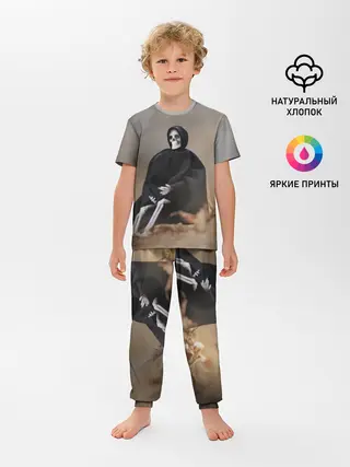 Детская пижама с брюками / Сидячий Скелет