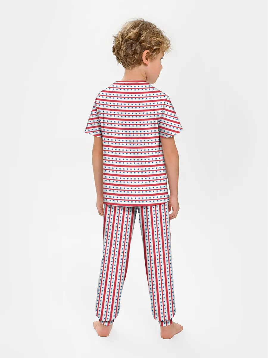 Детская пижама с брюками / Звезды с полосками