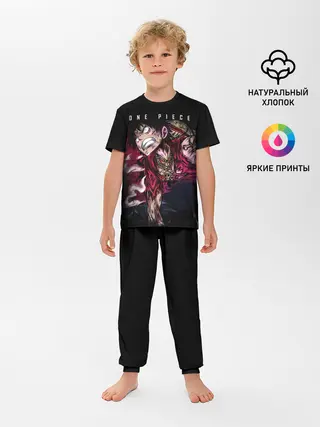 Детская пижама с брюками / Агрессия Луффи One Piece