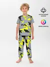 Детская пижама с брюками / Yellow camouflage