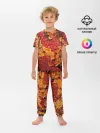 Детская пижама с брюками / Живопись коррозии металла