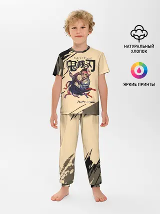 Детская пижама с брюками / Kimetsu no Yaiba