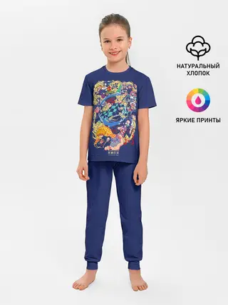 Детская пижама с брюками / Demon Slayer: Kimetsu no Yaiba