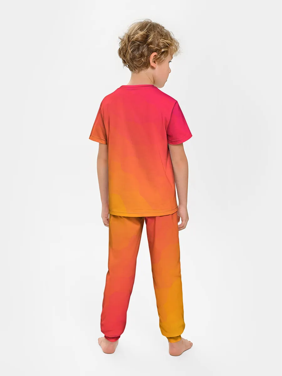 Детская пижама с брюками / Градиент