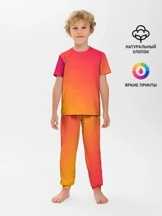 Детская пижама с брюками / Градиент