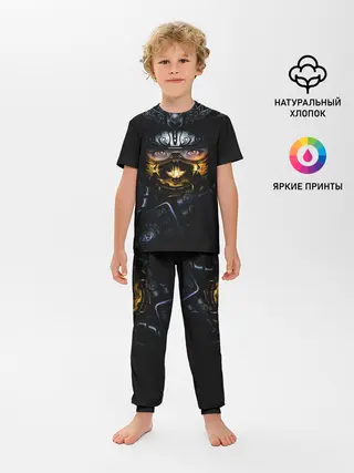 Детская пижама с брюками / Девушка Самурай