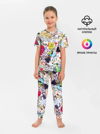 Детская пижама с брюками / DG paint