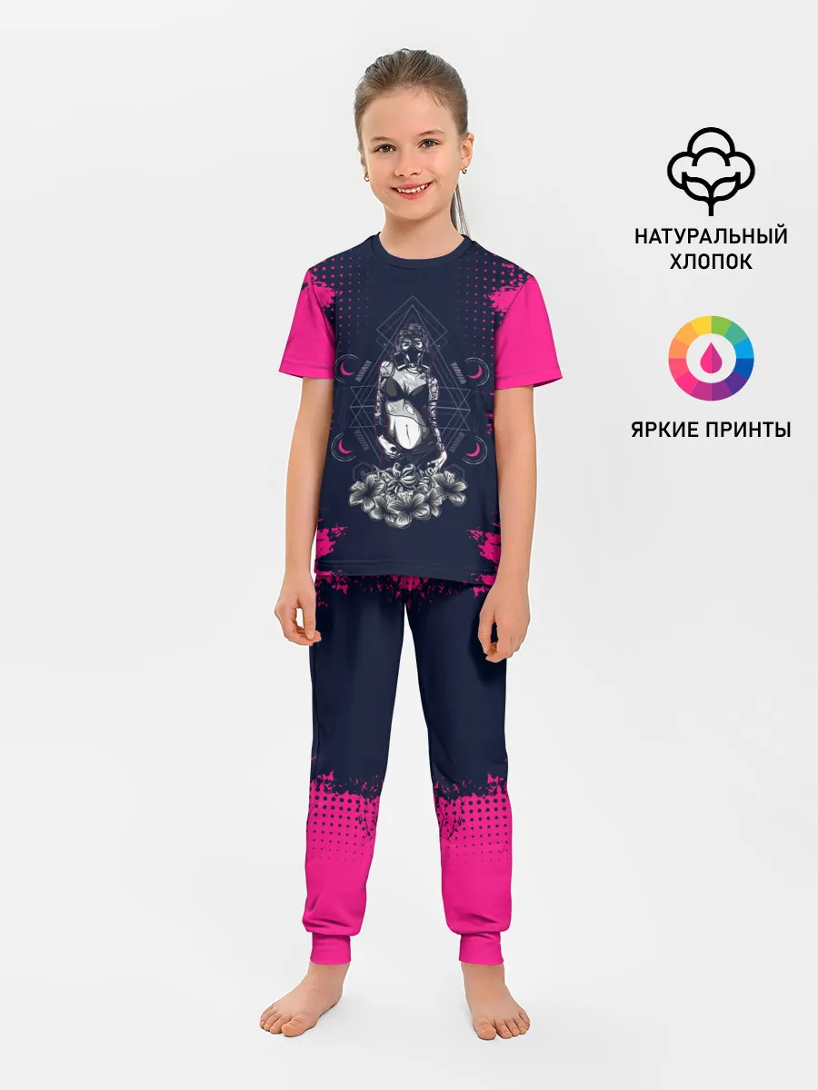 Детская пижама с брюками / ДЕВУШКА С ТАТУ | ПОСТАПОКАЛИПСИС