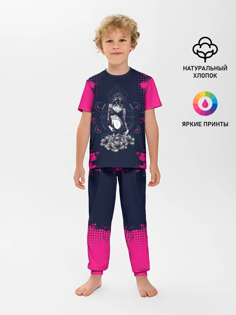 Детская пижама с брюками / ДЕВУШКА С ТАТУ | ПОСТАПОКАЛИПСИС