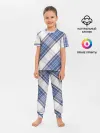 Детская пижама с брюками / Шотландка | Scottish | Tartan