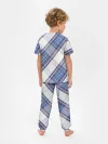 Детская пижама с брюками / Шотландка | Scottish | Tartan