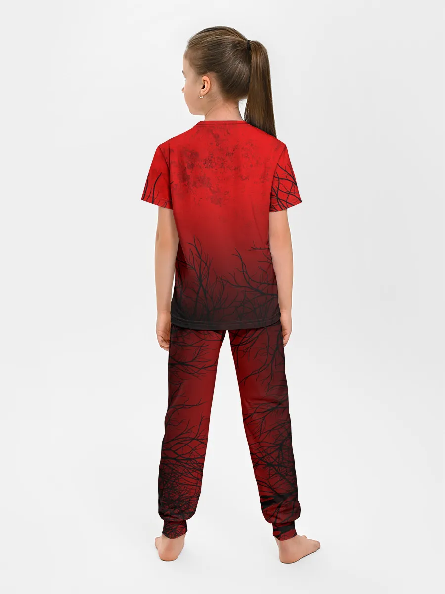 Детская пижама с брюками / СИРЕНОГОЛОВЫЙ В ТЁМНОМ ЛЕСУ