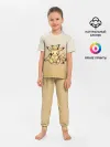 Детская пижама с брюками / Семейство Пикачу мило арт