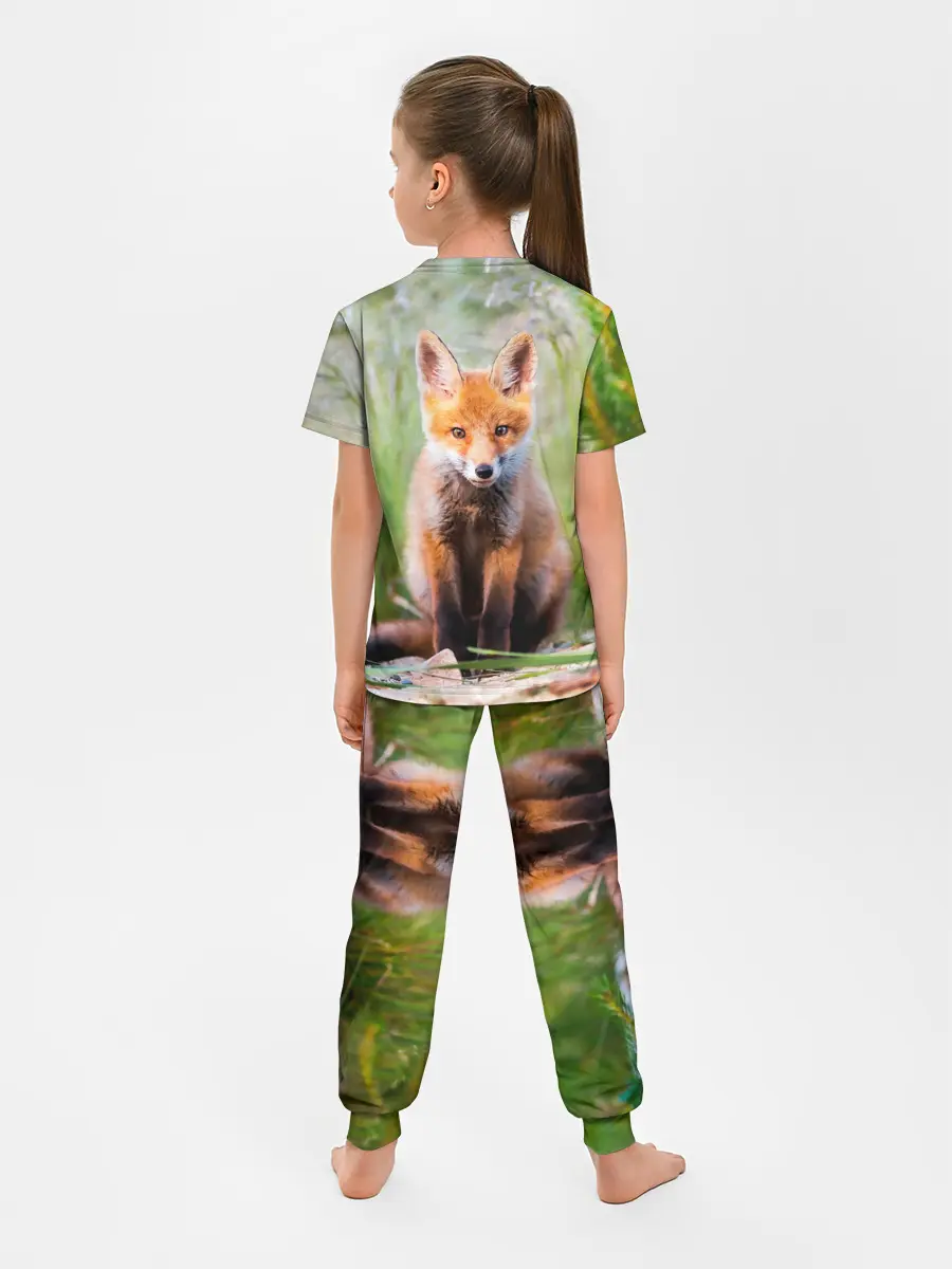 Детская пижама с брюками / Лисичка