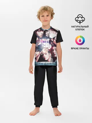 Детская пижама с брюками / Bts