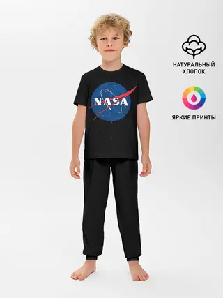 Детская пижама с брюками / NASA Краски