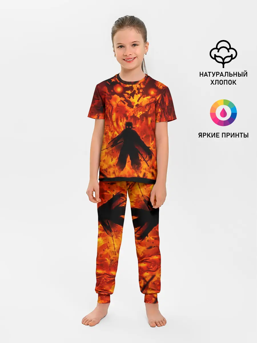 Детская пижама с брюками / Клинок, рассекающий демонов