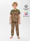 Детская пижама с брюками / Minecraft камуфляж