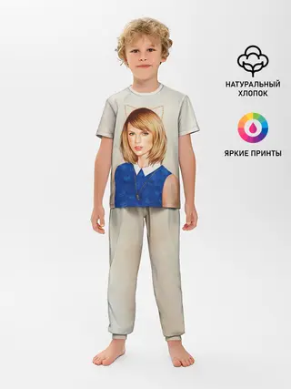 Детская пижама с брюками / Киска Тейлор