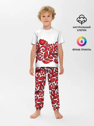 Детская пижама с брюками / ХОХЛОМА