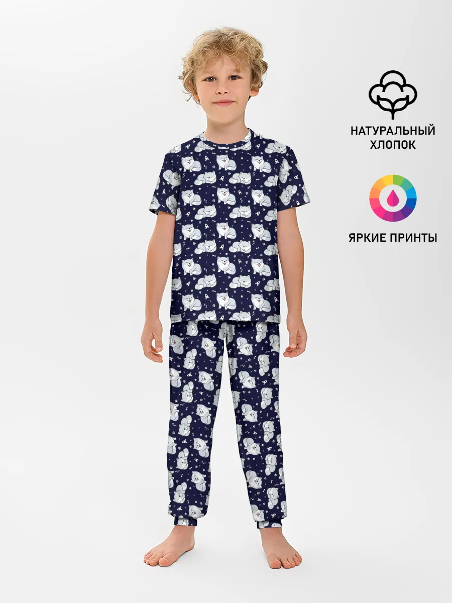 Детская пижама с брюками / Милая Шиба Ину