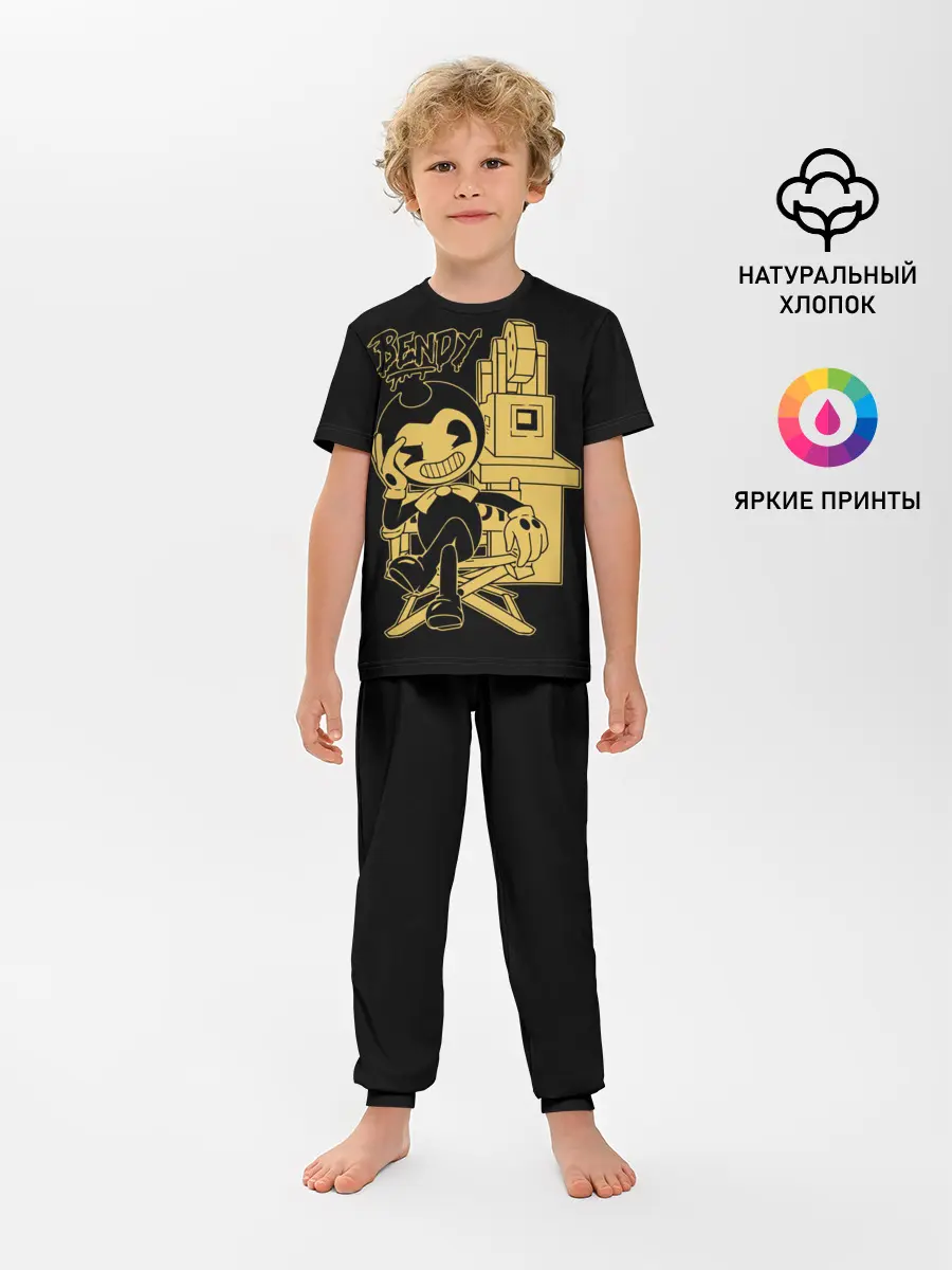 Детская пижама с брюками / Bendy And The Ink Machine