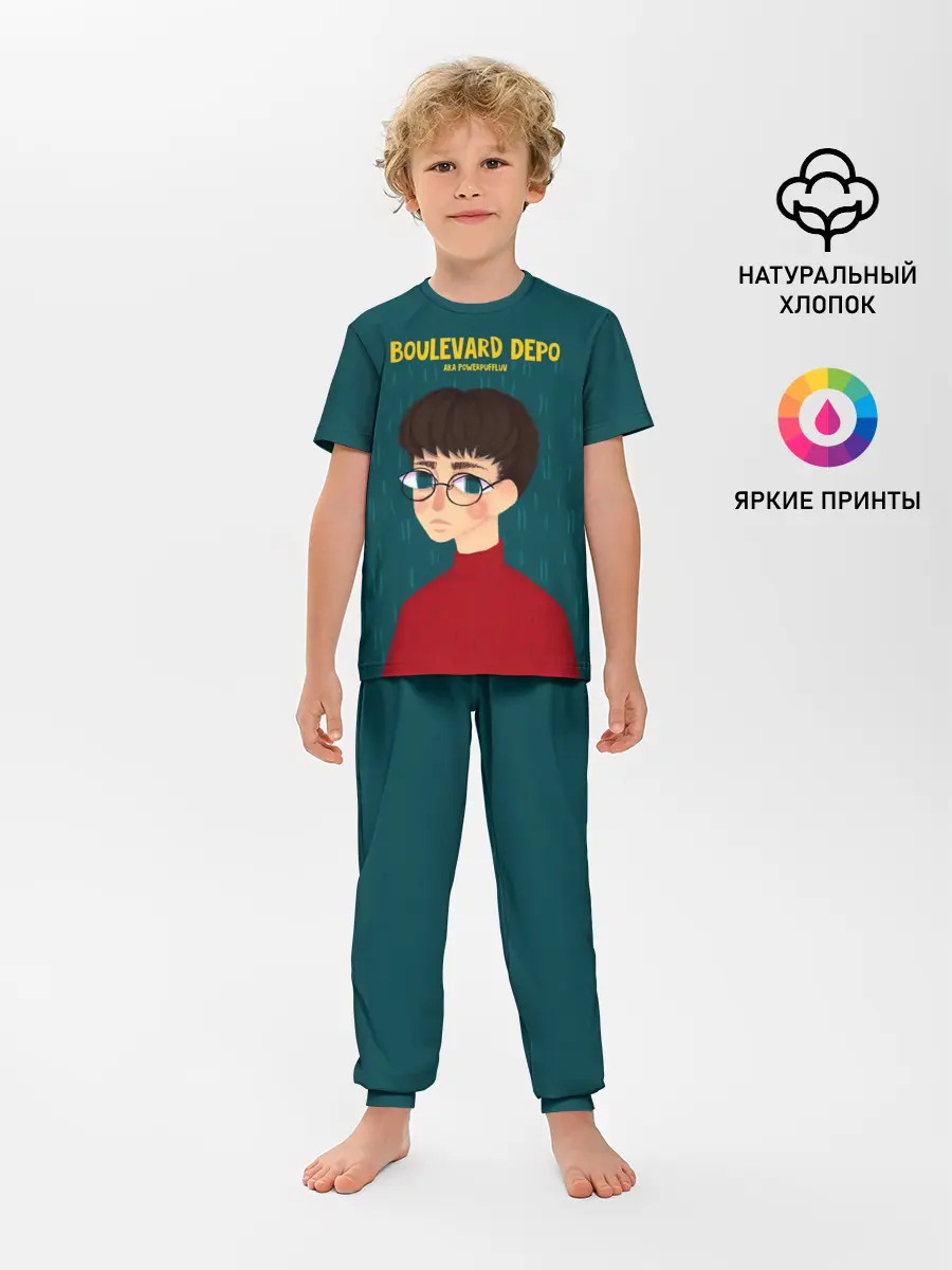 Детская пижама с брюками / Boulevard Depo / Powerpuff Luv