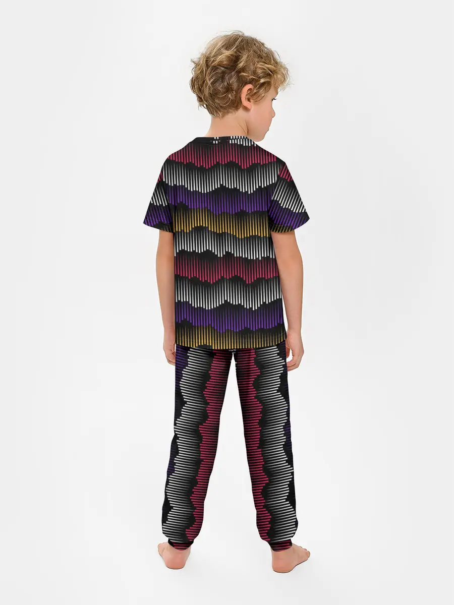 Детская пижама с брюками / Волны